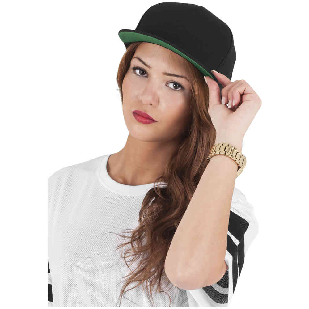 Flexfit - Classic 5 Panel Snapback black one size Snapback Cap - Black